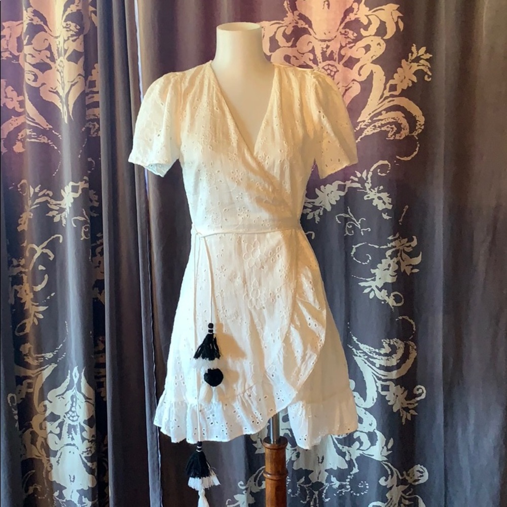 Zara eyelet dress